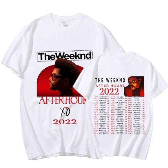 The Weeknd After Hours Til Dawn Tour 2 Sided Unisex Shirt - Picture 1 of 4